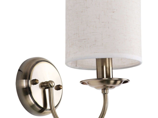 Φωτιστικό Τοίχου - Απλίκα Paril 77-8192 24x14x26cm 1xE14 60W Gold-Beige Homelighting