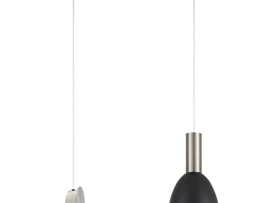 Φωτιστικό Τοίχου Adept Tube 77-8802 50x16x300cm 1xE27 60W Nickel-Black Homelighting