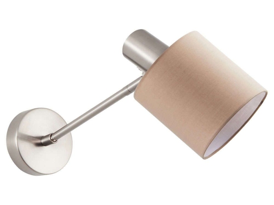 Φωτιστικό Τοίχου Adept 77-8330 14x29x24cm 1xE27 60W Nickel-Brown Homelighting