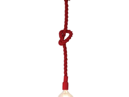 Φωτιστικό Οροφής Cords HL-4042 77-2314 27x27x120cm 1xE27 60W Red Homelighting