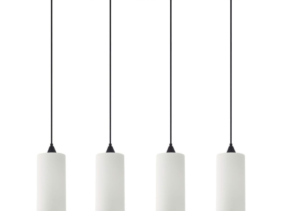Φωτιστικό Οροφής - Ράγα Adept Tube 77-9003 85x300cm 4xE27 60W White Homelighting Μέταλλο,Γυαλί