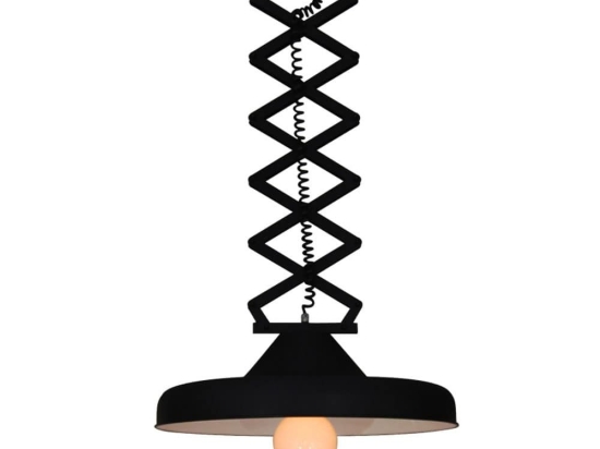 Φωτιστικό Οροφής Κρεμαστό Ilektor 77-2986 38x125cm E27 60W Black - Copper Homelighting Μέταλλο