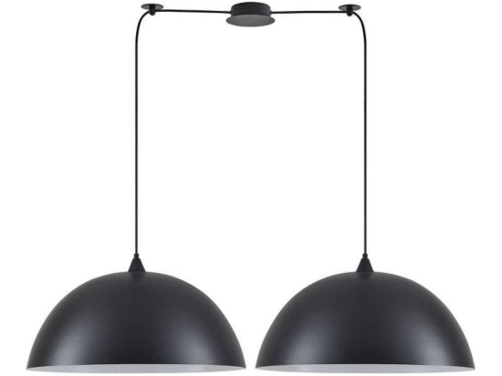 Φωτιστικό Οροφής Adept 77-8724 Φ50x31,5cm 2xE27 60W Black Homelighting