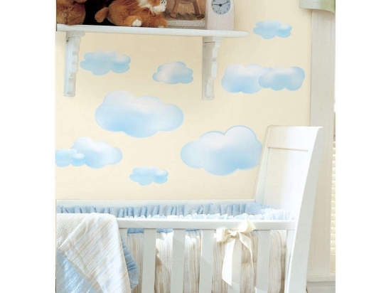 Αυτοκόλλητα Τοίχου Σύννεφα RΜΚ1250 Light Blue Roommates