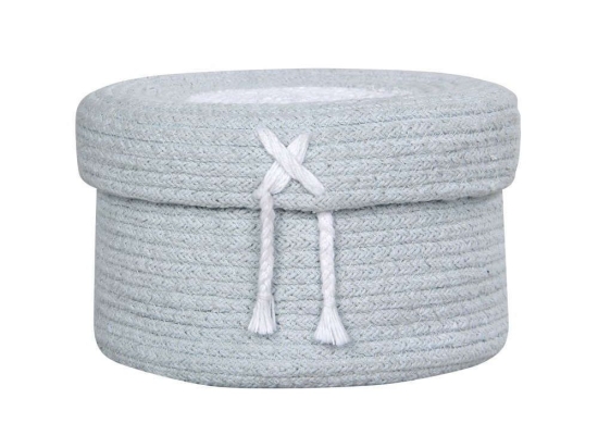 Καλάθι Αποθήκευσης Candy Box LOR-BSK-CANBO-LBL-S Light Blue 13Χ20Cm Lorena Canals Βαμβάκι-Μικροφίμπρα