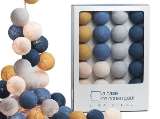 Φωτιστικό Γιρλάντα Με 20 Φωτάκια L'Original Graceland CP03960 Blue-Gold Cousin Paul Πολυέστερ