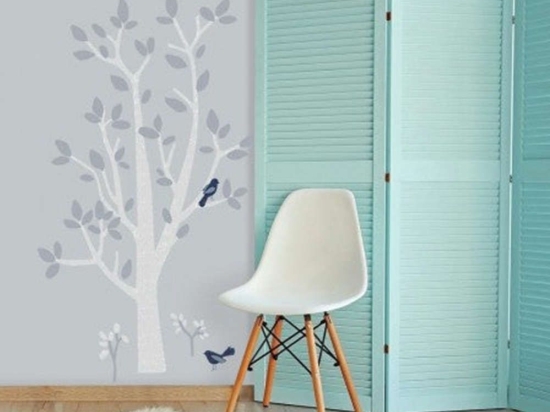 Αυτοκόλλητα Τοίχου RΜΚ3500 "Δέντρο" 97x165cm Light Gree Roommates