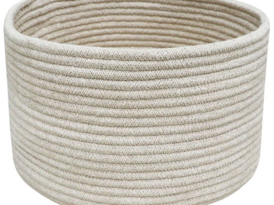 Καλάθι Αποθήκευσης Gram LOR-BSK-GRAM-NAT Φ35x20cm Natural Lorena Canals Βαμβάκι-Πολυέστερ
