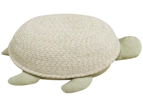 Καλάθι Mama Χελώνα LOR-BSK-TURMAMA 45x70cm Beige-Olive Lorena Canals Βαμβάκι-Πολυέστερ
