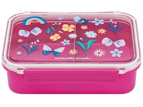 Φαγητοδοχείο Bento Κήπος BER-3865613 17,8x13,3x5,7cm Fuchsia Crocodile Creek Πλαστικό