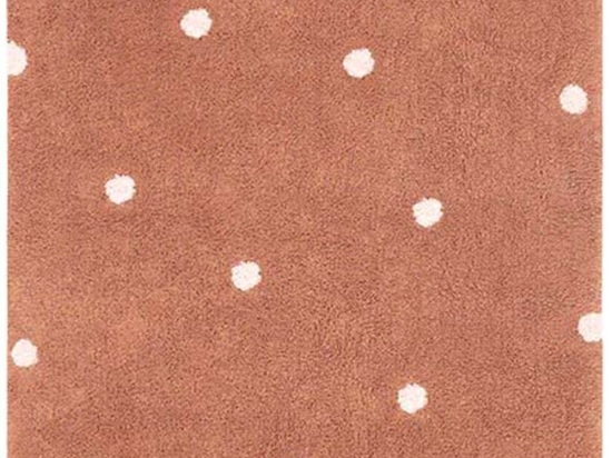 Χαλί Παιδικό LOR-C-MDOT-CHS Mini Dot Chestnut 100X150 Lorena Canals 100X150cm