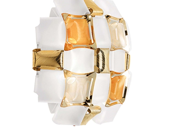 Φωτιστικό Τοίχου Mida Applique - Amber Slamp Μέταλλο