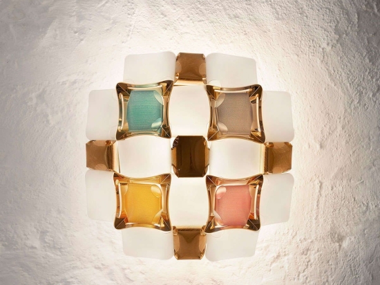 Φωτιστικό Τοίχου Mida Applique - Multicor Slamp Μέταλλο