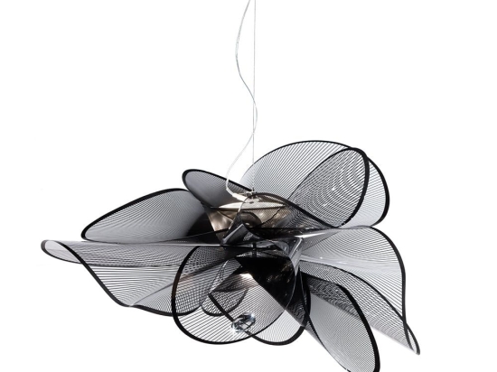 Φωτιστικό Οροφής Κρεμαστό La Belle Etoile Large 90x55 Black Slamp