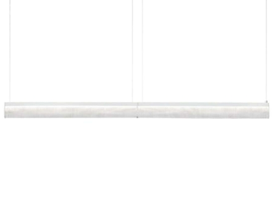 Φωτιστικό Οροφής - Ράγα Modula Double Crystal 192x5,5x10cm Led 7542lm 70W 3000K Light Grey Slamp