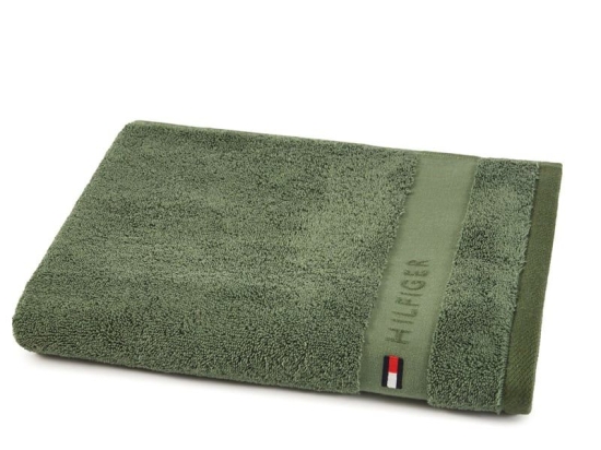 Πετσέτα Legend Khaki Tommy Hilfiger Προσώπου 100% Βαμβάκι