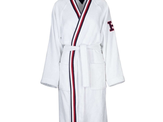 Μπουρνούζι Teddy 222047 White Tommy Hilfiger
