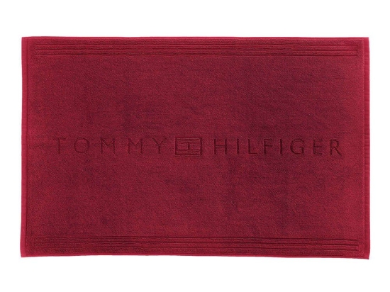 Ταπέτο Μπάνιου Legend Red Tommy Hilfiger 50 X 80 50x80cm 100% Βαμβάκι