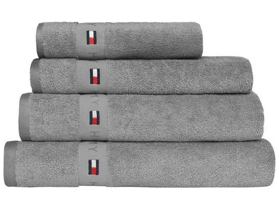 Πετσέτα Legend Steel Tommy Hilfiger Σώματος 70x140cm 100% Βαμβάκι
