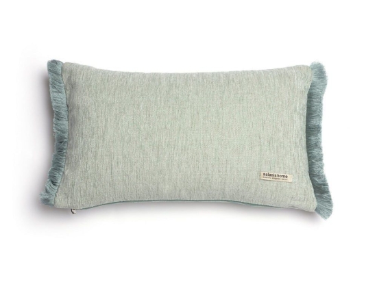 Μαξιλαροθήκη Διακοσμητική Four Seasons Trimming Mint Aslanis Home 30X50 Βαμβάκι-Chenille