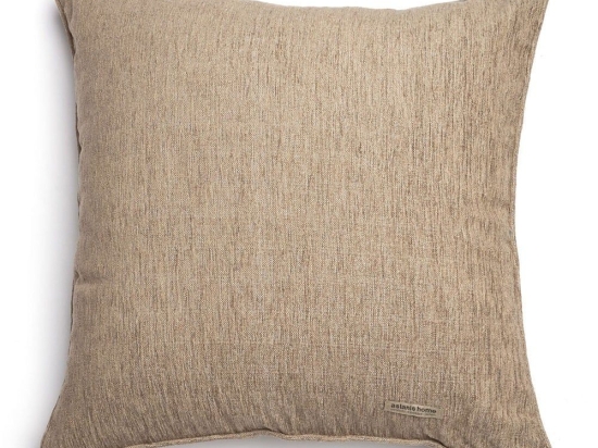 Μαξιλαροθήκη Διακοσμητική Four Seasons Ραφή Γκανς Beige-Brown Aslanis Home 60Χ60 Βαμβάκι-Chenille