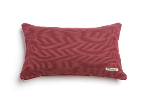 Μαξιλαροθήκη Διακοσμητική Atheras Classic Bordo Aslanis Home 30X50 Βαμβάκι-Chenille