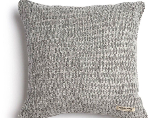 Μαξιλαροθήκη Διακοσμητική Ismaros Classic Grey-Silver Aslanis Home 45X45 Βαμβάκι-Chenille