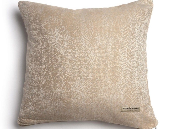 Μαξιλαροθήκη Διακοσμητική Kedros Classic Beige-Ecru Aslanis Home 45X45 Βαμβάκι-Chenille
