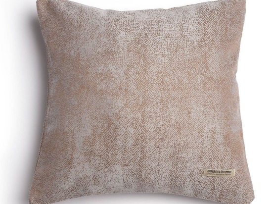 Μαξιλαροθήκη Διακοσμητική Kedros Classic Bronze Aslanis Home 45X45 Βαμβάκι-Chenille
