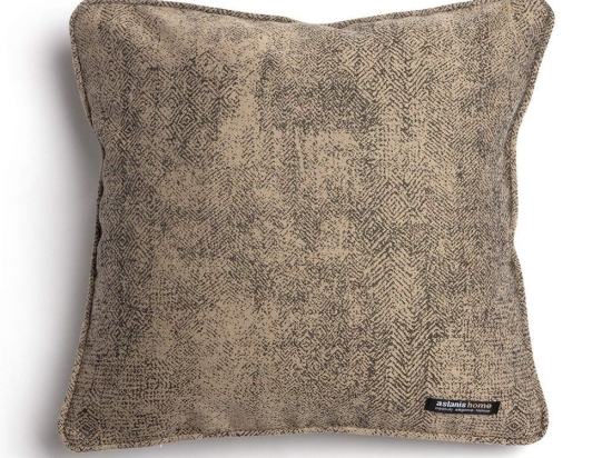 Μαξιλαροθήκη Διακοσμητική Kedros Sand-Brown Ραφή Γκανς Aslanis Home 60Χ60 Βαμβάκι-Chenille