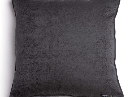 Μαξιλαροθήκη Διακοσμητική Kedros Anthracite-Black Ραφή Γκανς Aslanis Home 60Χ60 Βαμβάκι-Chenille