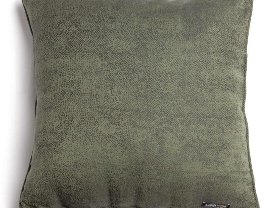 Μαξιλαροθήκη Διακοσμητική Kedros Olive-Anthracite Ραφή Γκανς Aslanis Home 60Χ60 Βαμβάκι-Chenille