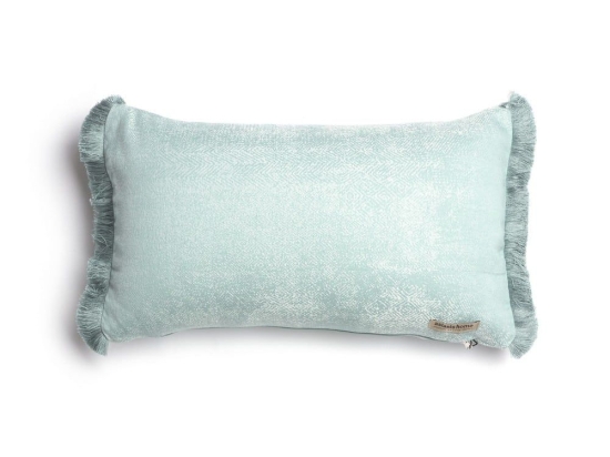 Μαξιλαροθήκη Διακοσμητική Kedros Mint-Ice Trimming Aslanis Home 30X50 Βαμβάκι-Chenille