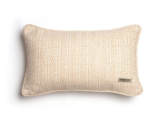Μαξιλαροθήκη Διακοσμητική Onia Ραφή Γκανς Beige-Ecru Aslanis Home 30X50 Βαμβάκι-Chenille