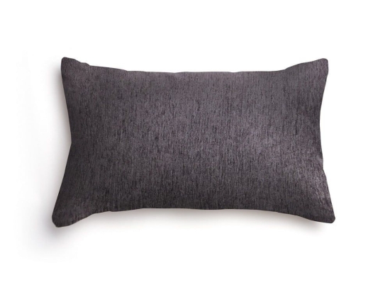 Μαξιλαροθήκη Διακοσμητική Plain 4 Seasons Classic Black Aslanis Home 30X50 Βαμβάκι-Chenille