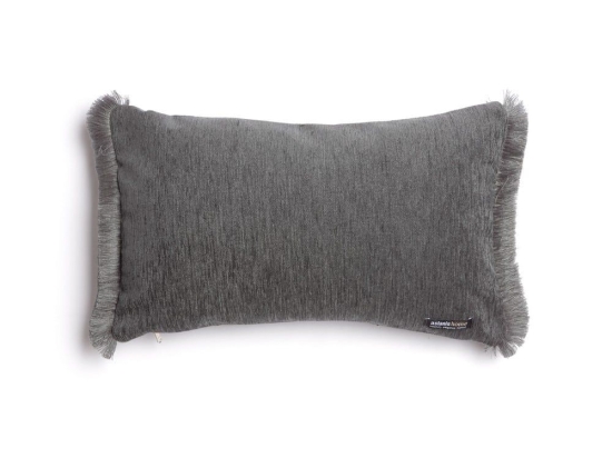 Μαξιλαροθήκη Διακοσμητική Plain 4 Seasons Trimming Dark Grey Aslanis Home 30X50 Βαμβάκι-Chenille