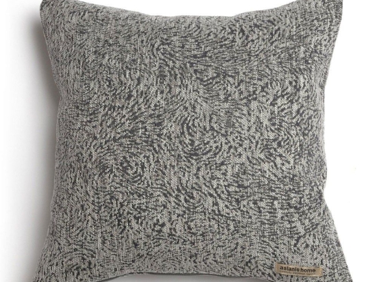 Μαξιλαροθήκη Διακοσμητική Parnassos Classic Anthracite-Grey Aslanis Home 45X45 Βαμβάκι-Chenille