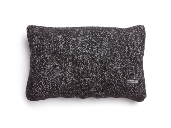 Μαξιλαροθήκη Διακοσμητική Parnassos Classic Black-Grey Aslanis Home 30X50 Βαμβάκι-Chenille