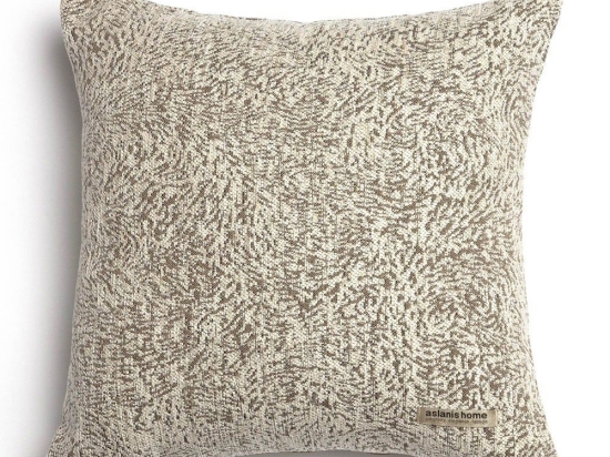 Μαξιλαροθήκη Διακοσμητική Parnassos Classic Beige Sand Aslanis Home 45X45 Βαμβάκι-Chenille