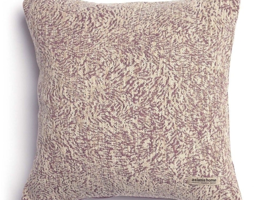 Μαξιλαροθήκη Διακοσμητική Parnassos Classic Apple-Beige Aslanis Home 45X45 Βαμβάκι-Chenille