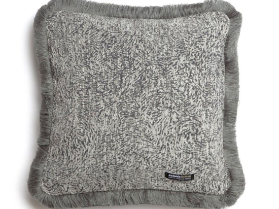 Μαξιλαροθήκη Διακοσμητική Parnassos Trimming Anthracite-Grey Aslanis Home 60Χ60 Βαμβάκι-Chenille