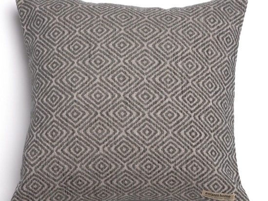 Μαξιλαροθήκη Διακοσμητική Panion Classic Anthracite-Grey Aslanis Home 45X45 Βαμβάκι-Chenille