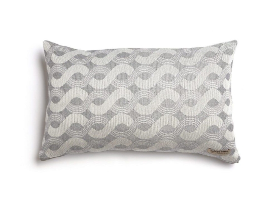 Μαξιλαροθήκη Διακοσμητική Pinovo Classic Grey Aslanis Home 30X50 Βαμβάκι-Chenille