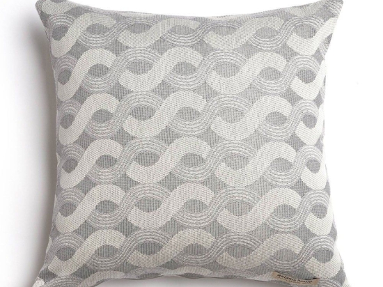 Μαξιλαροθήκη Διακοσμητική Pinovo Classic Grey Aslanis Home 45X45 Βαμβάκι-Chenille