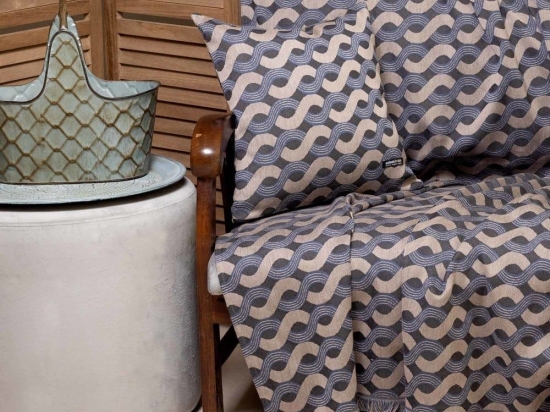 Μαξιλαροθήκη Διακοσμητική Pinovo Ραφή Γκανς Beige-Raf Aslanis Home 45X45 Βαμβάκι-Chenille