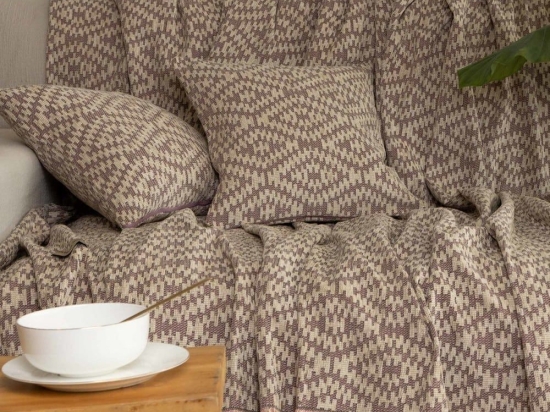 Ριχτάρι Akritas Apple-Beige Aslanis Home Τετραθέσιο 180x350cm Βαμβάκι-Polycotton
