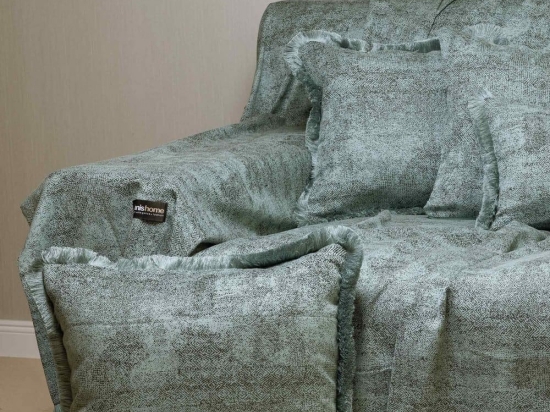 Ριχτάρι Kedros Veraman-Anthracite Aslanis Home Τετραθέσιο 180x350cm Βαμβάκι-Πολυέστερ
