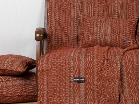Ριχτάρι Olympos Ekai-Beige Aslanis Home Τριθέσιο 180x300cm Βαμβάκι-Chenille