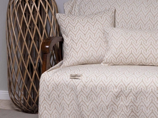 Ριχτάρι Tymfi Spaghi-Ecru Aslanis Home Διθέσιο 180x250cm Βαμβάκι-Polycotton