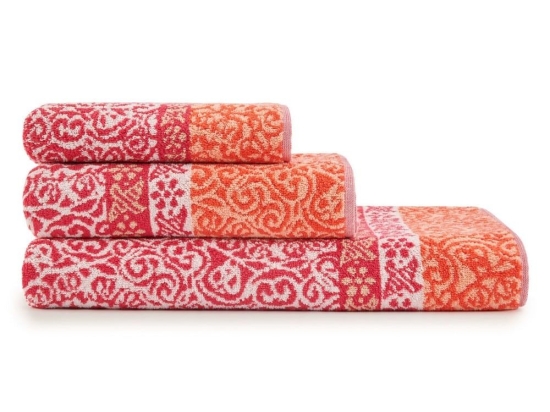 Πετσέτα Arona Red Bassetti Σώματος 70x140cm 100% Βαμβάκι